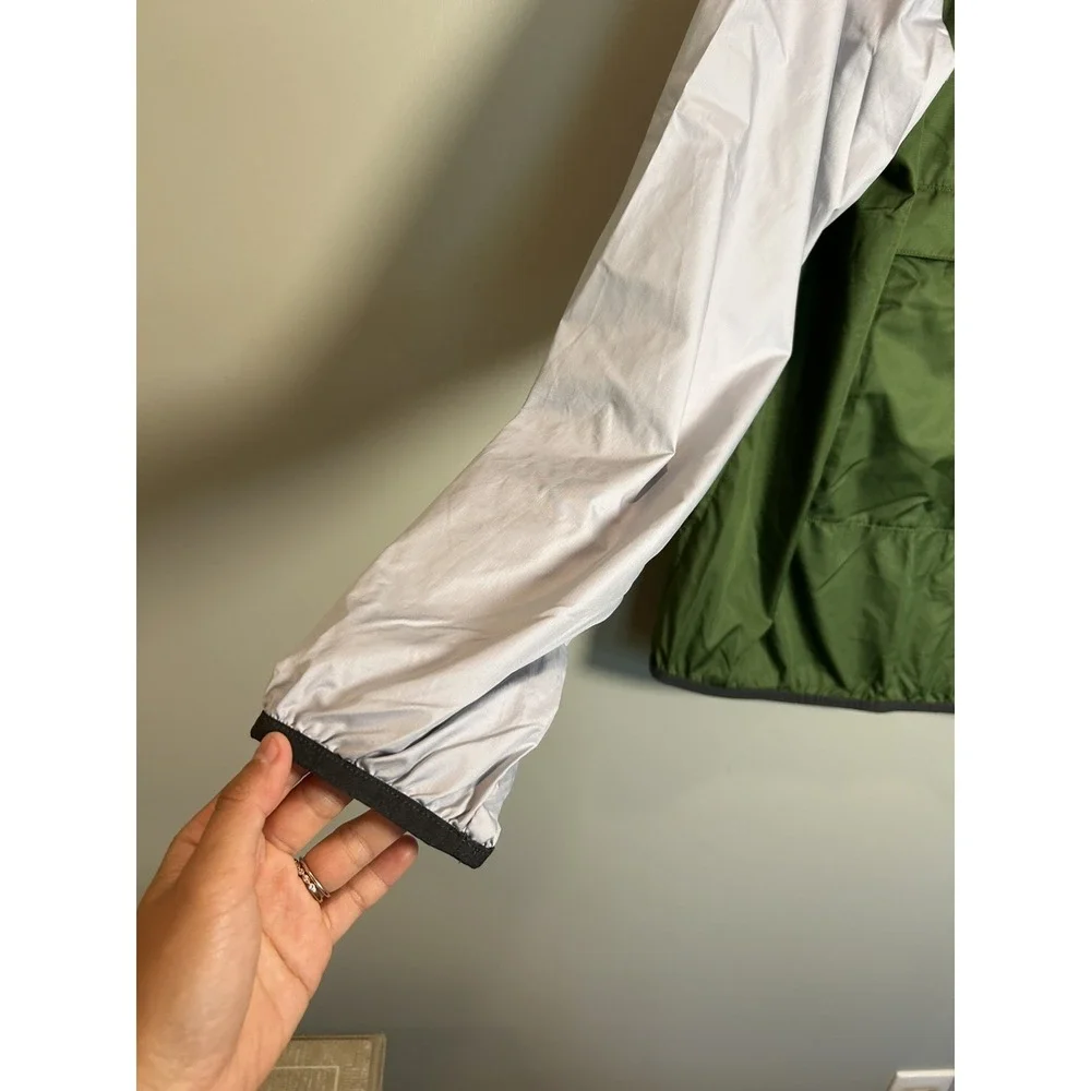 THE NORTH FACE Windwall Jacket Men L Color block Packable Half Zip Hike Trail